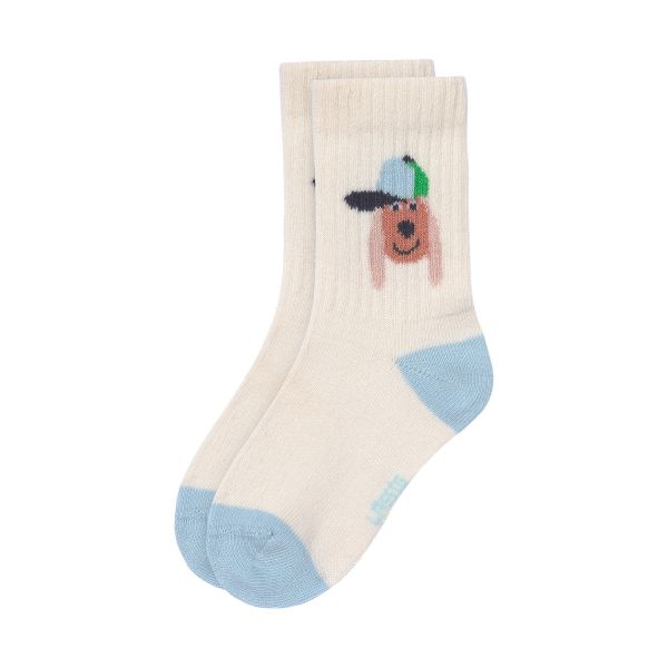 Lässig Tennis Socks 3 pcs GOTS Dog - Maat 23‑26