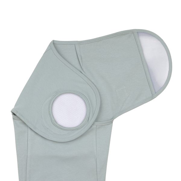 Lässig Cozy Swaddle Bag GOTS - Granite Green - 0-3 Maanden