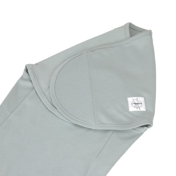 Lässig Cozy Swaddle Bag GOTS - Granite Green - 0-3 Maanden