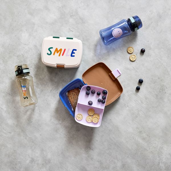 Lässig Lunch Set Little Gang Smile Milky/Ocean Green