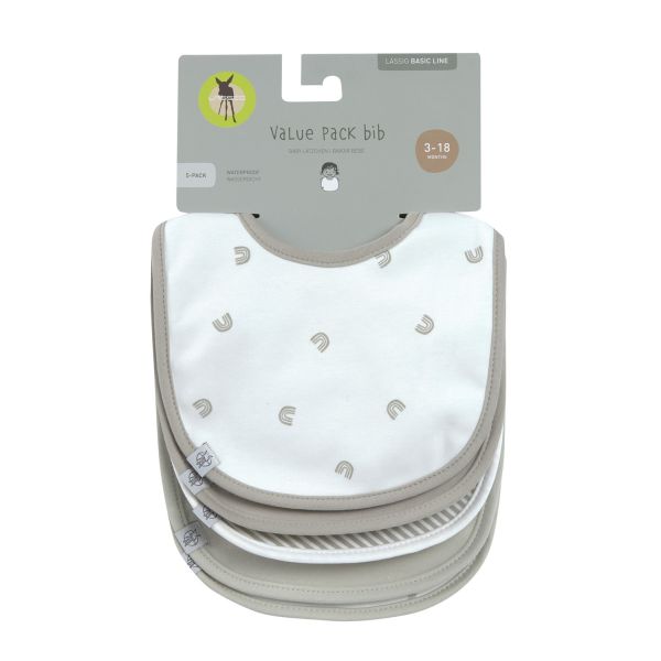 Lässig Slabbetjes - Rainbow - 5 Stuks​