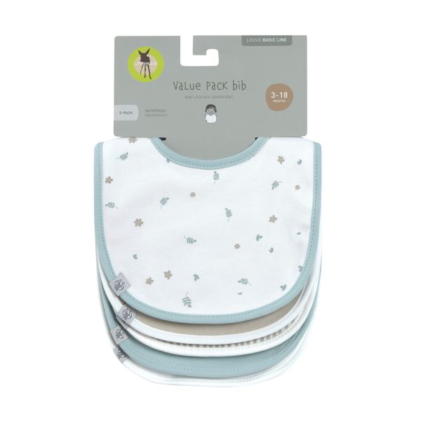 Lässig Slabbetjes - Floral - 5 Stuks