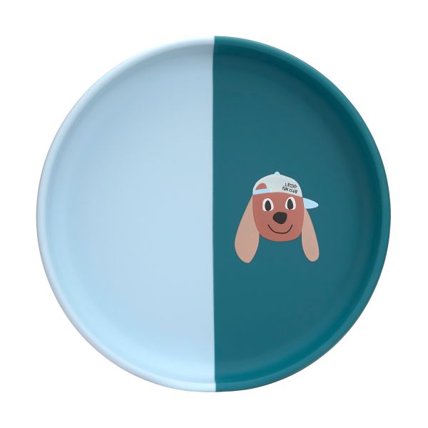 Lässig Tiny Team Dog Bord - Siliconen - Blauw Lässig Tiny Team Dog Bord - Siliconen - Blauw