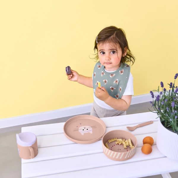 Lässig Tiny Team Cat Dinerset - Roze Lässig Tiny Team Cat Dinerset - Roze