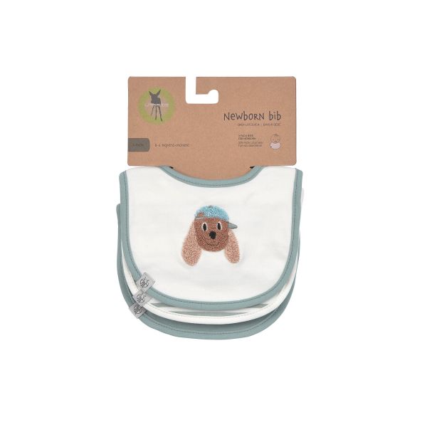 Lässig Tiny Team Dog Newborn Slab - 3 Stuks - Groen Lässig Tiny Team Dog Newborn Slab - 3 Stuks - Groen