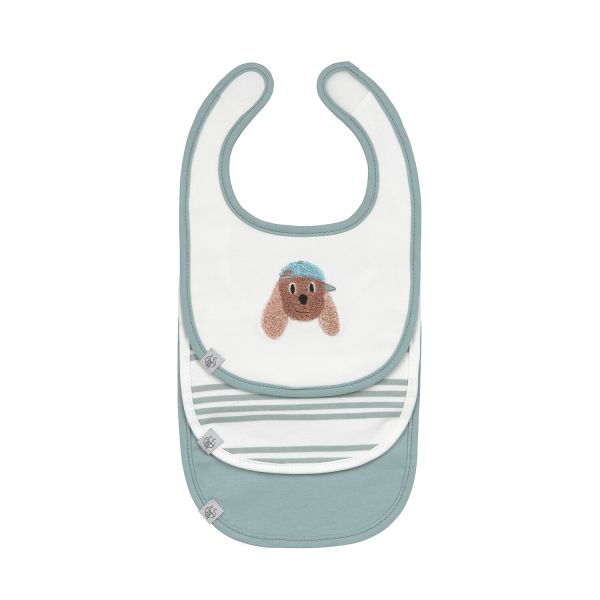 Lässig Tiny Team Dog Newborn Slab - 3 Stuks - Groen Lässig Tiny Team Dog Newborn Slab - 3 Stuks - Groen