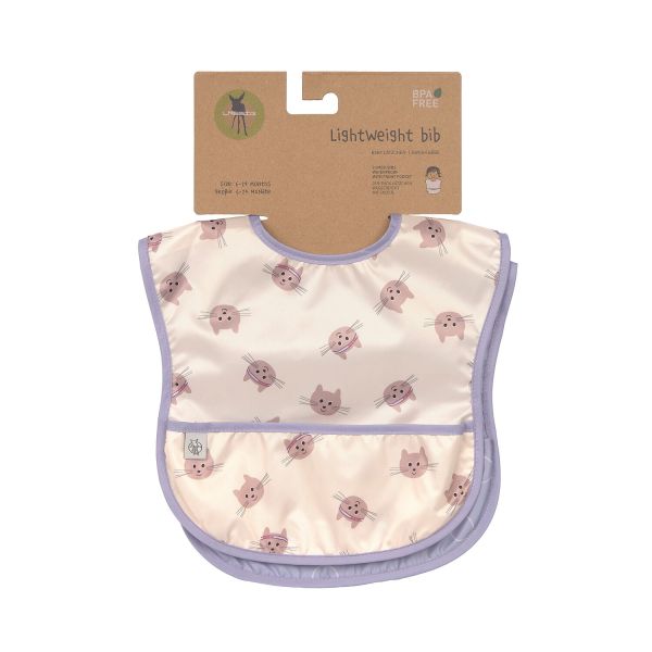 Lässig Tiny Team Cat Slab Lichtgewicht - 2 Stuks - Roze/Paars Lässig Tiny Team Cat Slab Lichtgewicht - 2 Stuks - Roze/Paars