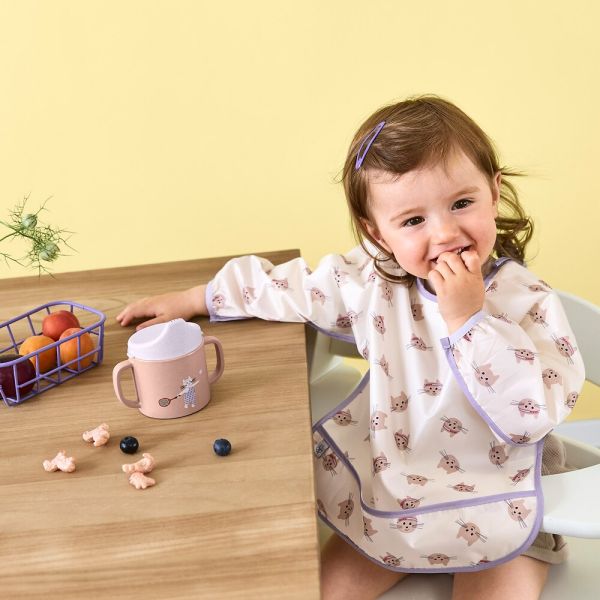 Lässig Tiny Team Cat Tuitbeker - PP/Cellulose - Roze/Paars Lässig Tiny Team Cat Tuitbeker - PP/Cellulose - Roze/Paars