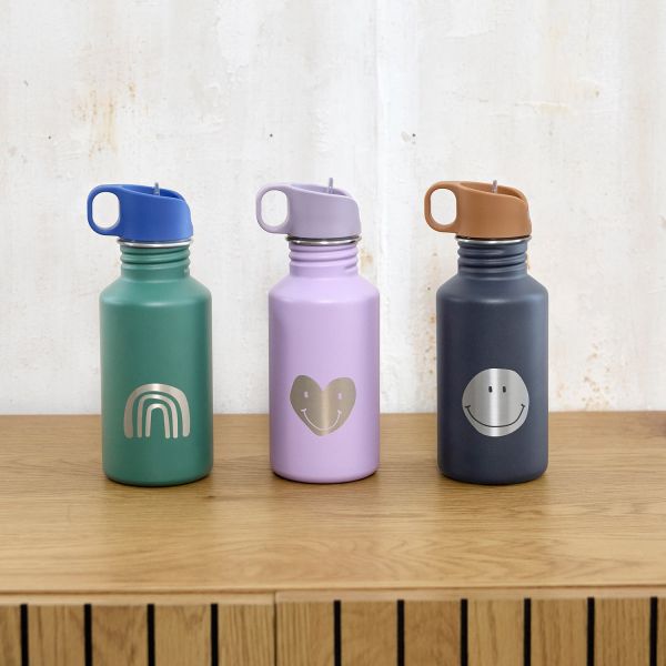 Lässig Fles Stainless Steel Little Gang Heart Lilac