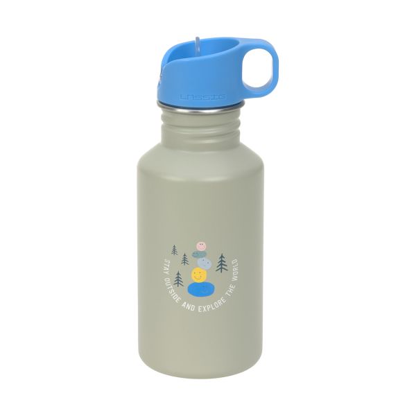 Lässig Drinkfles RVS - Sunny Explorer - 500 ml - Green/Blue