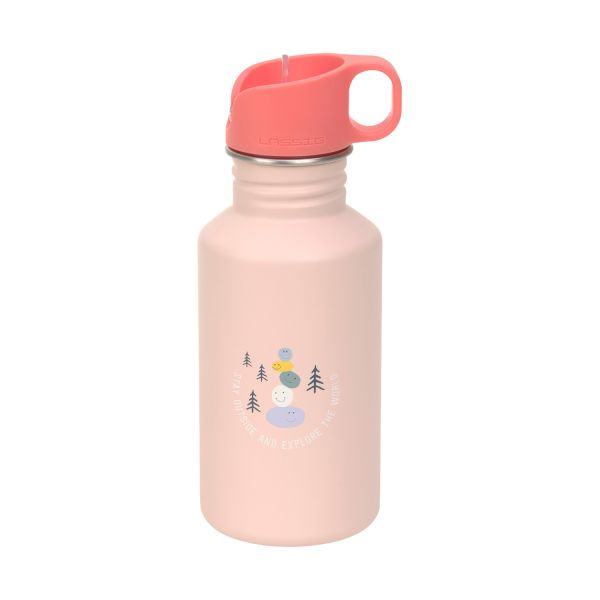 Lässig Drinkfles RVS - Sunny Explorer - 500 ml - Rose/Pink Lässig Drinkfles RVS - Sunny Explorer - 500 ml - Rose/Pink
