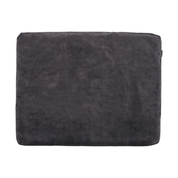 Kidsmill parkmatras Hoes - Velours - 75 x 95 - Graphite