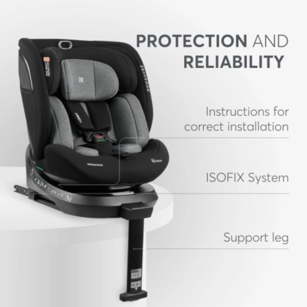 Kikkaboo Autostoel i-Orbit Donker Grijs