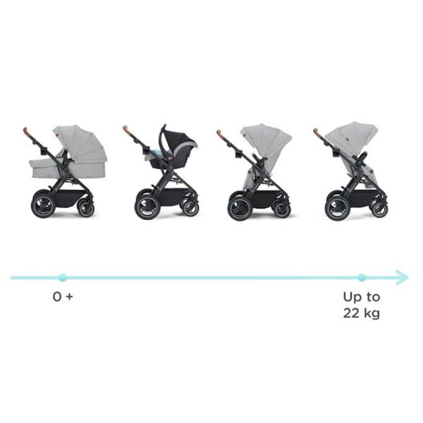 Kinderkraft B-Tour 3 in 1 Light Grey Kinderkraft B-Tour 3 in 1 Light Grey