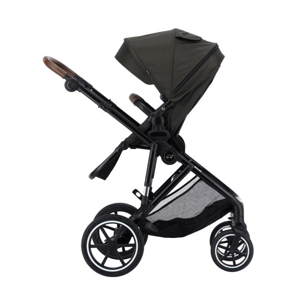 Puck Kinderwagen 3-in-1 Carl Donkergroen