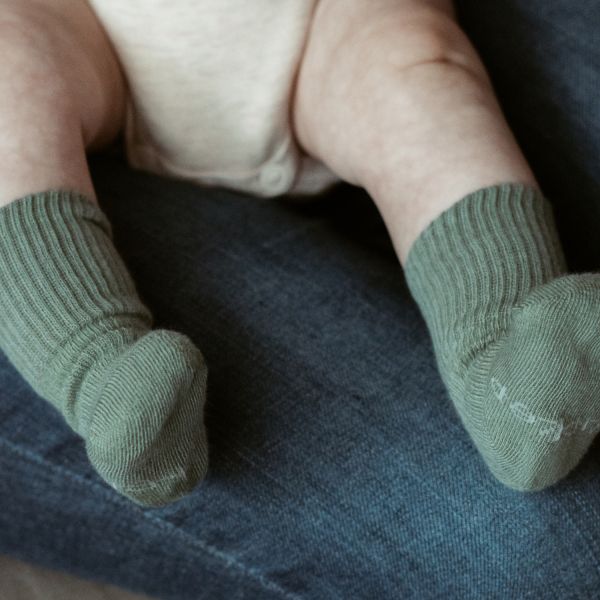 KipKep Blijf-Sokjes - Newborn/Premature - 1-Pack - Calming Green KipKep Blijf-Sokjes - Newborn/Premature - 1-Pack - Calming Green