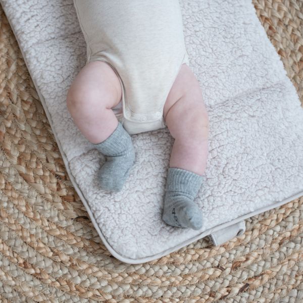 KipKep Blijf-Sokjes - Newborn/Premature - 1-Pack - Grey