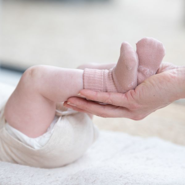 KipKep Blijf-Sokjes - Newborn/Premature - 1-Pack - Mauve