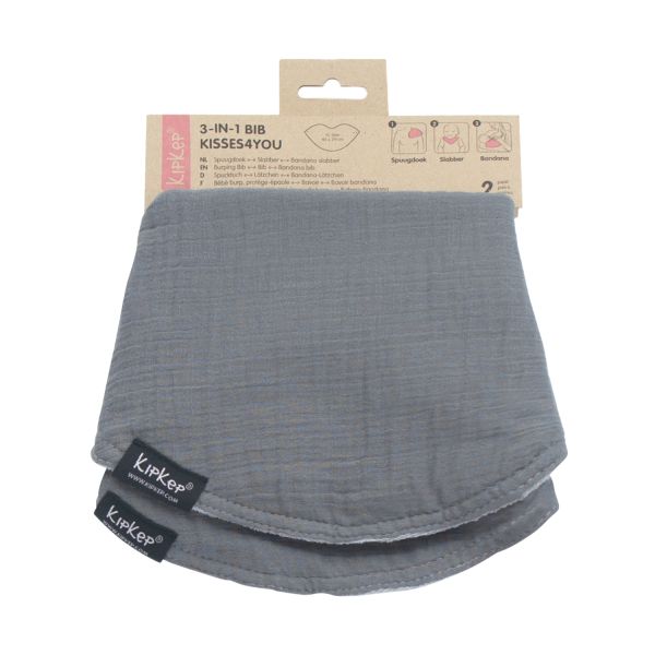 KipKep Kisses4You Slab - 3-in-1 - Grey KipKep Kisses4You Slab - 3-in-1 - Grey