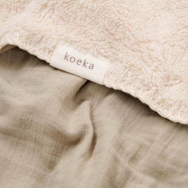 Koeka Wiegdeken Teddy Faro Sage 75 x 100 cm