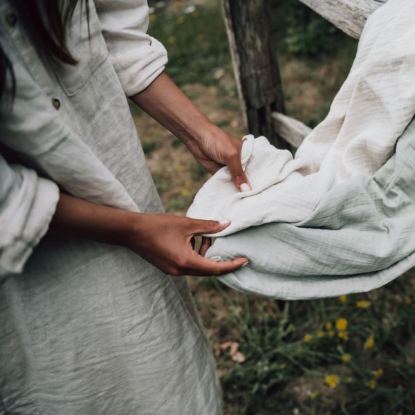 Koeka Faro Swaddle - 75x75 cm - Tetra - Sage