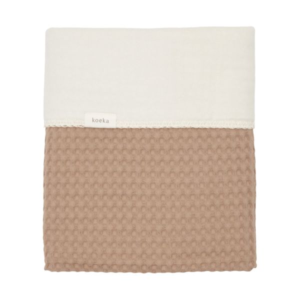 Koeka Wiegdeken Cotton Fleece Wafel Amsterdam Caffe 75 x 100 cm Koeka Wiegdeken Cotton Fleece Wafel Amsterdam Caffe 75 x 100 cm