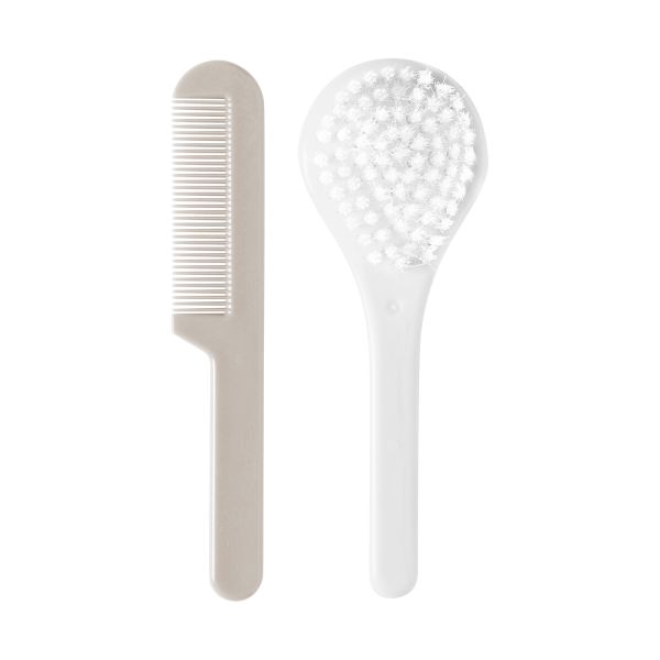 Luma Kam & Borstel - Nylon - Wit Luma Kam & Borstel - Nylon - Wit