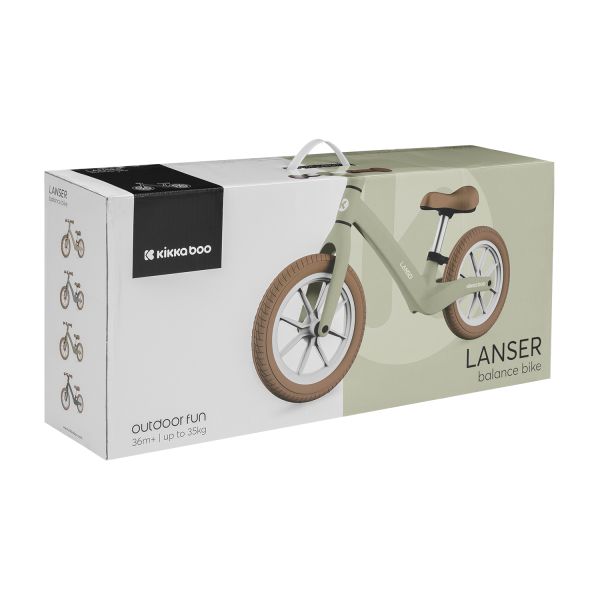 Kikkaboo Lanser Loopfiets - Legergroen