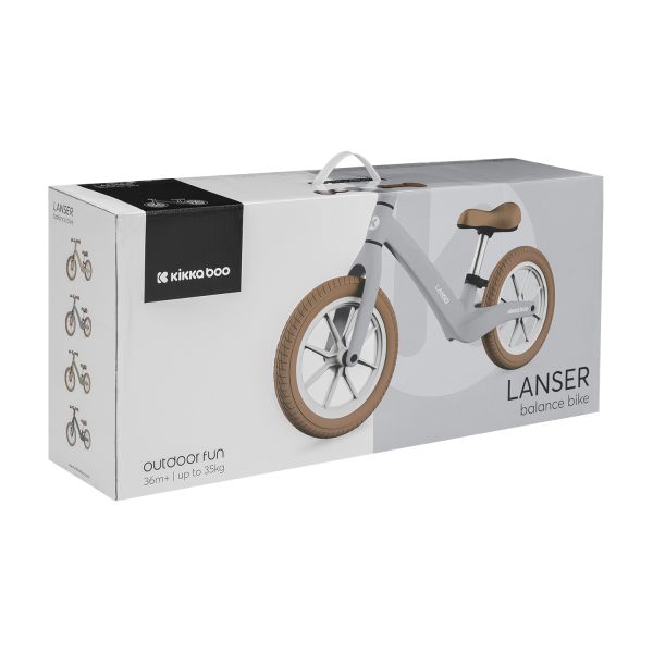 Kikkaboo Lanser Loopfiets - Grijs