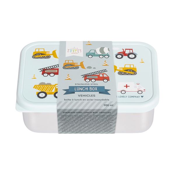 A Little Lovely Company RVS Lunch Box - Vehicles