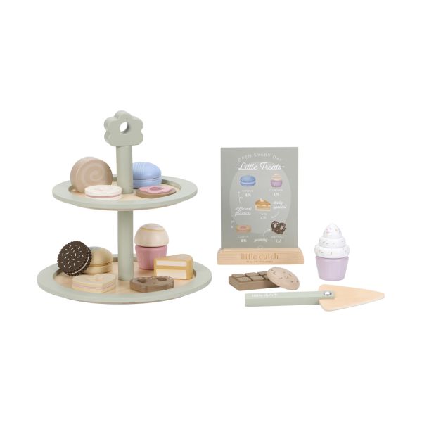 Little Dutch Etagère Met Gebak – Hout Little Dutch Etagère Met Gebak – Hout