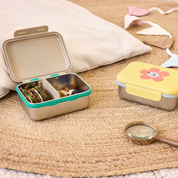 Lässig Happy Trails Lunchbox RVS - Frog Lässig Happy Trails Lunchbox RVS - Frog