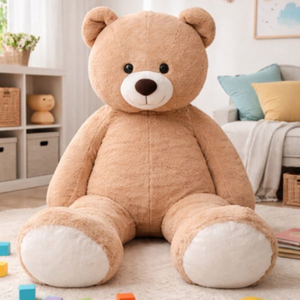 JollyPlush XXL Knuffelbeer - 150 cm - Beige JollyPlush XXL Knuffelbeer - 150 cm - Beige