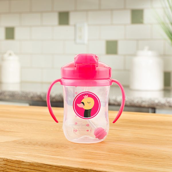 Dr. Brown's Beker Rietje Baby's Eerste Roze 270ml
