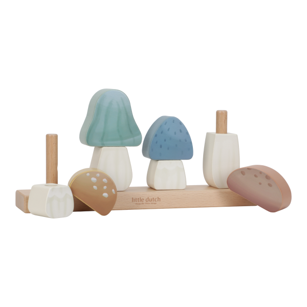 Little Dutch Stapelaar Paddenstoelen Forest Friends FSC Little Dutch Stapelaar Paddenstoelen Forest Friends FSC