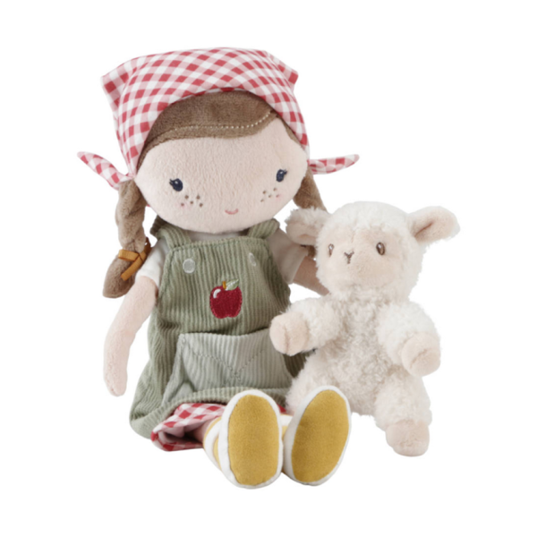 Little Dutch Knuffelpop Boerin Rosa Met Schaap 35 cm Little Dutch Knuffelpop Boerin Rosa Met Schaap 35 cm