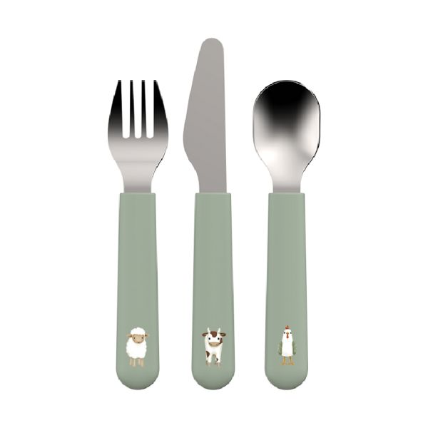 Mepal Little Farm Kinderbestekset Mio 3-delig Mepal Little Farm Kinderbestekset Mio 3-delig