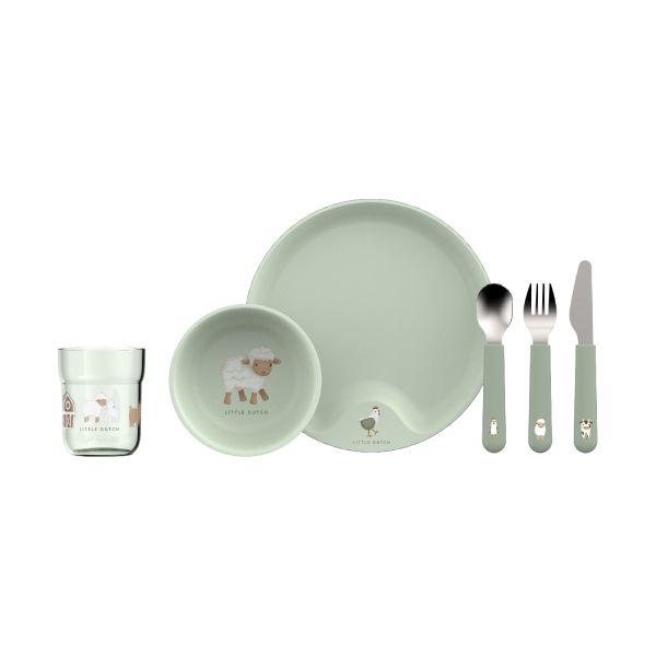 Mepal Kinderservies Set Mio Little Farm 6-delig Mepal Kinderservies Set Mio Little Farm 6-delig