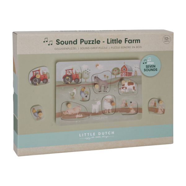 Little Dutch Geluidenpuzzel Little Farm FSC Little Dutch Geluidenpuzzel Little Farm FSC