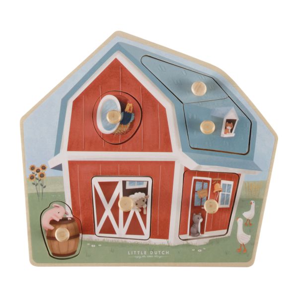 Little Dutch Houten Puzzel Little Farm FSC Little Dutch Houten Puzzel Little Farm FSC