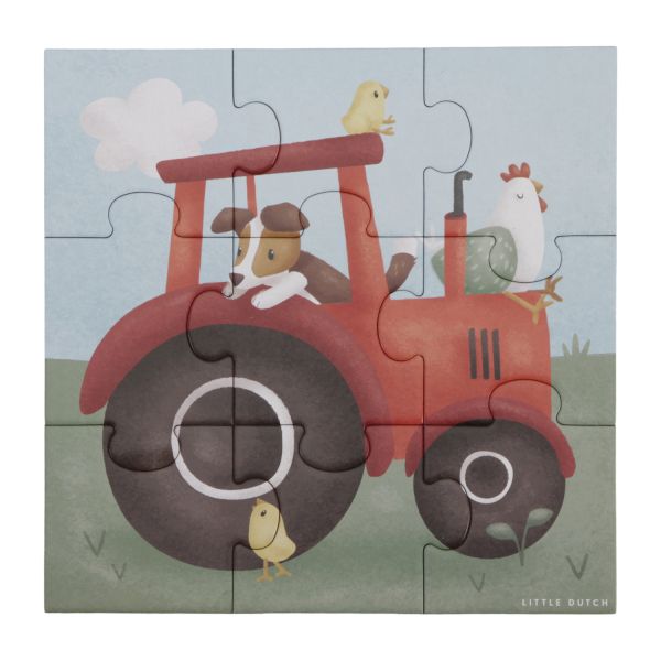 Little Dutch Puzzel 4-in-1 Little Farm FSC Little Dutch Puzzel 4-in-1 Little Farm FSC