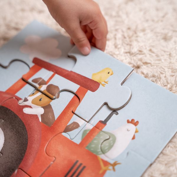 Little Dutch Puzzel 4-in-1 Little Farm FSC Little Dutch Puzzel 4-in-1 Little Farm FSC