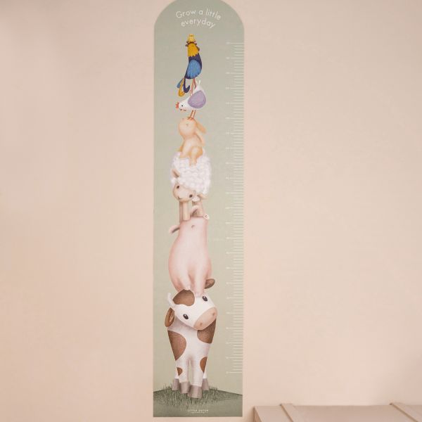 Little Dutch Muursticker Groeimeter Little Farm Little Dutch Muursticker Groeimeter Little Farm