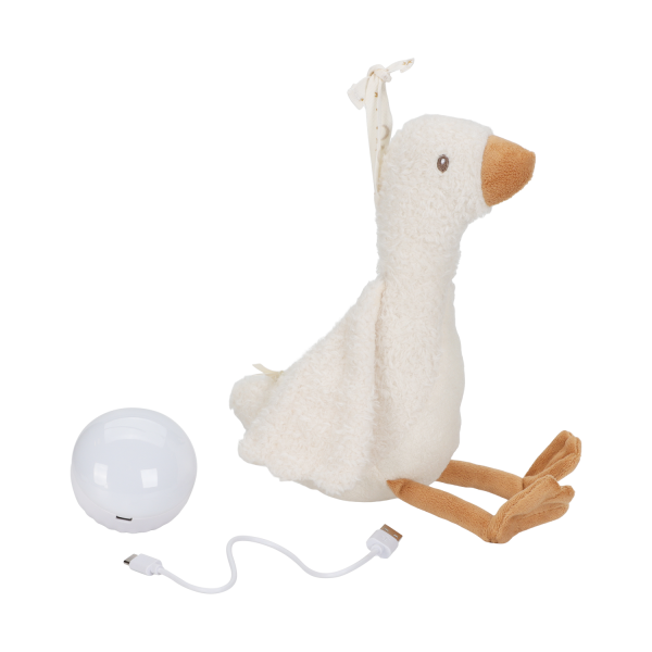 Little Dutch Newborn Knuffelgans Licht & Geluid