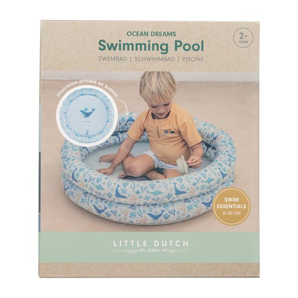 Little Dutch Zwembad Ocean Dreams Blauw 80 cm