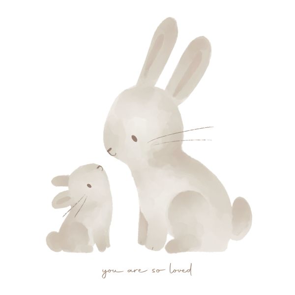 Little Dutch Poster A3 Baby Bunny