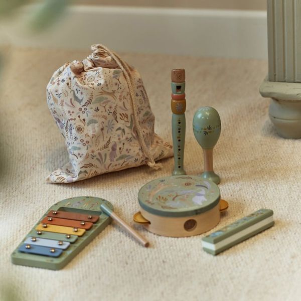 Little Dutch Safari Friends Muziekset - Groen 