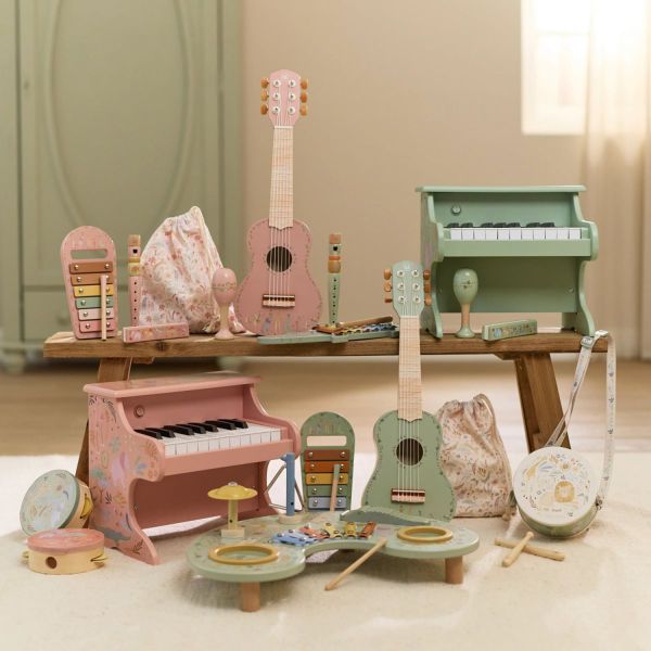 Little Dutch Safari Friends Muziekset - Groen 