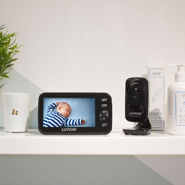 Luvion Icon Deluxe 2 Babyfoon - Black Edition Set
