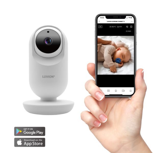 Luvion Babyfoon - Supreme Connect 3 - White